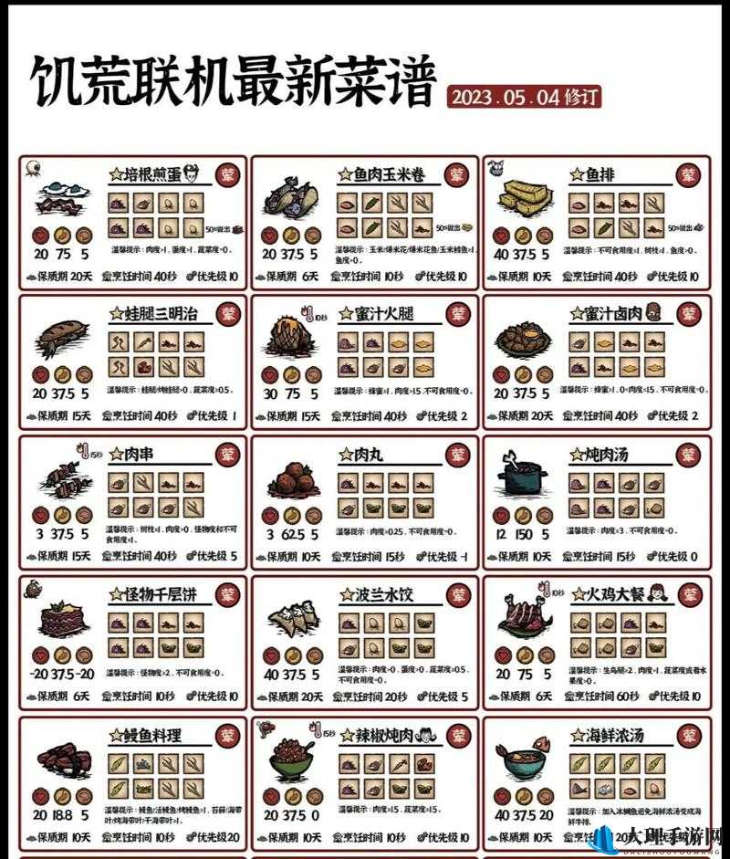 饥荒游戏中肉干制作方法与属性详解